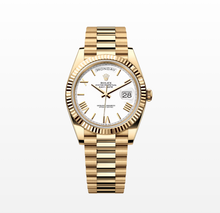 Rolex Day-Date 40 18k Yellow Gold – White Dial with Roman Numerals