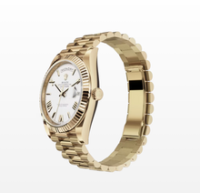 Rolex Day-Date 40 18k Yellow Gold – White Dial with Roman Numerals