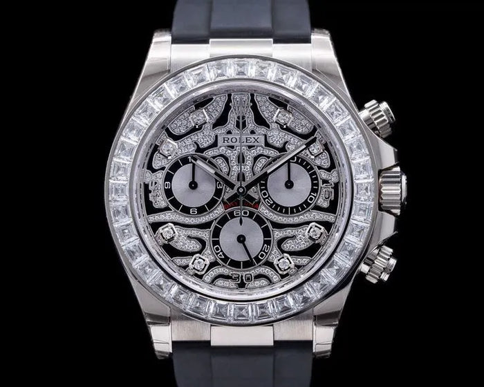 Rolex Cosmograph Daytona "Eye of the Tiger" – 18k White Gold / Silver Tone (Ref. 116589TBR)
