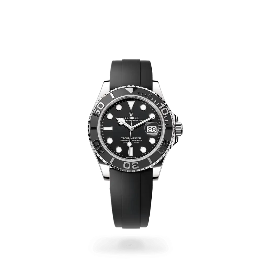 Rolex Yacht-Master Oyster, 18ct White Gold Black Dial Automatic Mens Watch M226659-0002