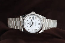Rolex Day-Date 40 made of 18K white gold with a silver dial  228239